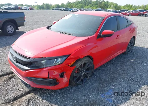 2020 Honda Civic Sport из США, поврежденный, VIN 2HGFC2F86LH555269